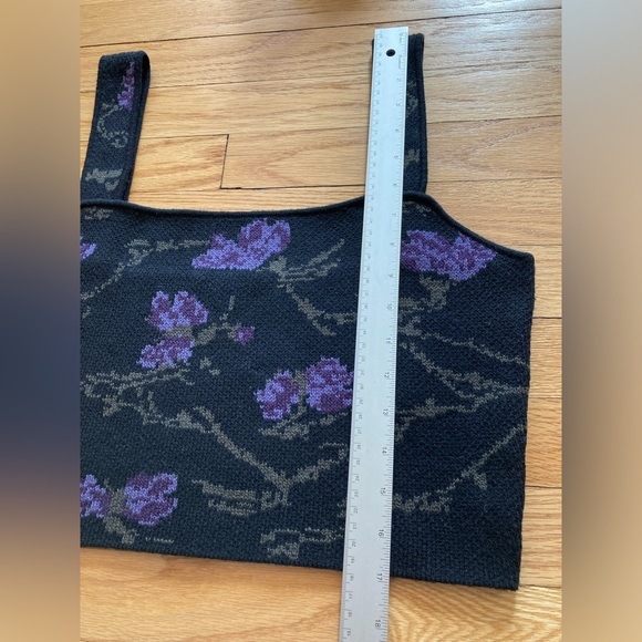 💜 EUC Vince Orchid cashmere & wool blend bralette tank top - Picture 7 of 14